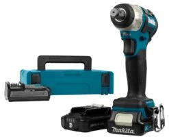 Makita TW161DSAJ Accu Slagmoersleutel | 12 V 2,0 Ah | 1/2 Inch | 165 Nm | MBox [TW161]