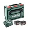 Metabo Basis Set 2x 5.2 Ah Basis Set | 2x Accu 18V 5,2Ah Li-Ion +Lader ASC 145 | +metaBOX [685065000] -Makita || Beta || Metabo Verkoopwinkel Metabo Basis set 2x 5.2 Ah 685065000