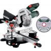 Metabo KGS 216 M SET Afkortzaag | 216 Mm | 1500 Watt | PCL LED | +Extra Zaagblad [613216900] -Makita || Beta || Metabo Verkoopwinkel Metabo KGS 216 M SET 613216900