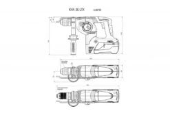 Metabo KHA 36 LTX (Body) Accu Combihamer | 36 V | 3.1 J | Body | 3 Functies | MetaLOC [600795840] -Makita || Beta || Metabo Verkoopwinkel Metabo KHA 36 LTX Body 600795840 ext 8