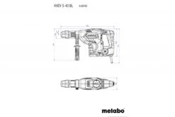 Metabo KHEV 5-40 BL Combihamer | 8,7J | SDS Max | 1150 W | +Koffer [600765500] -Makita || Beta || Metabo Verkoopwinkel Metabo KHEV 5 40 BL 600765500 ext 4