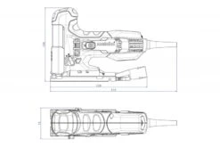 Metabo STE 100 Quick Decoupeerzaag | 710 W | Quick | +Koffer [601100500] -Makita || Beta || Metabo Verkoopwinkel Metabo STE 100 Quick 601100500 ext 4