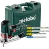 Metabo STE 100 Quick Set Decoupeerzaag | 4x Pendelslag | Quick | Koffer +20 Zaagbladen [601100900]