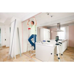 Bosch Groen PLL 1 P Spirit Level Laser-Waterpas | Laserbereik : 20 Meter | +Wandhouder [0.603.663.300] -Makita || Beta || Metabo Verkoopwinkel PLL360 1