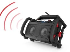 PerfectPro ROCKPRO Bouw Radio | 240 Volt | Netstroom Of Batterij [RP2] -Makita || Beta || Metabo Verkoopwinkel PerfectPro ROCKPRO 2 RPRO2 ext 8