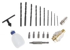 Scheppach 7906100714 Luchtboorkit | Omkeerbaar | 3/8 Inch | 6,3 Bar | +Koffer En Bits [Luchtboorkit] -Makita || Beta || Metabo Verkoopwinkel Scheppach 7906100714 Luchtboorkit ext 3