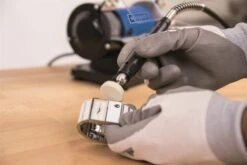 Scheppach HG34 Slijp- En Polijstmachine | 120 W | 0 - 9900 Tpm | 75 Mm [5903106901] -Makita || Beta || Metabo Verkoopwinkel Scheppach HG34 5903106901 ext 12