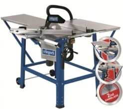 Scheppach TS310 - Tafelcirkelzaag Tafelcirkelzaag | 2800 W | Tafel 800 X 550 Mm | 400 V | 315 Mm [4901305902 - 12 Inch]