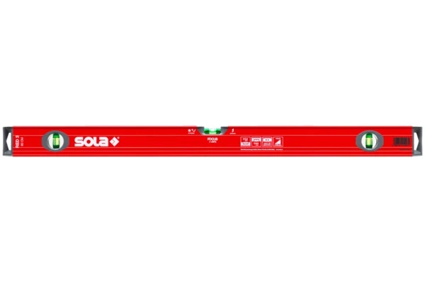 Sola Waterpas - RED 3 60 Waterpas | Kokerprofiel | 60 Cm | Aluminium | 3 Libellen [01214801 - Kokerprofiel] - Afbeelding 2