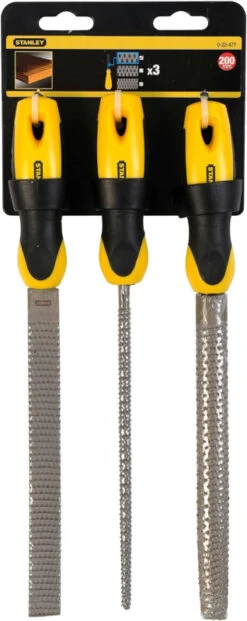 Stanley 0-22-477 Raspenset | Voor Hout| | 200 Mm | Bastaard | 3-Delig [0-22-477] -Makita || Beta || Metabo Verkoopwinkel Stanley handgereedschap Raspenset 200 mm 3 dlg 0 22 477 Bastaard ext 4