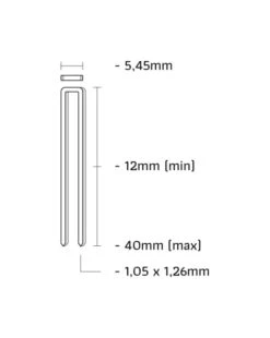 Union 3AM/E-40U Tacker | Lucht | Rugbreedte 5.80 | E-Nieten 12-40 Mm | Koffer [3AM/E-40U] -Makita || Beta || Metabo Verkoopwinkel Union 3AM E 40U 3AM E 40U ext 3