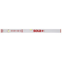 Sola 01011101 (2 Libellen) Waterpas | Aluminium | Fluorescerend | Zilver | AZB | 80 Cm [AZB 80 Cm]